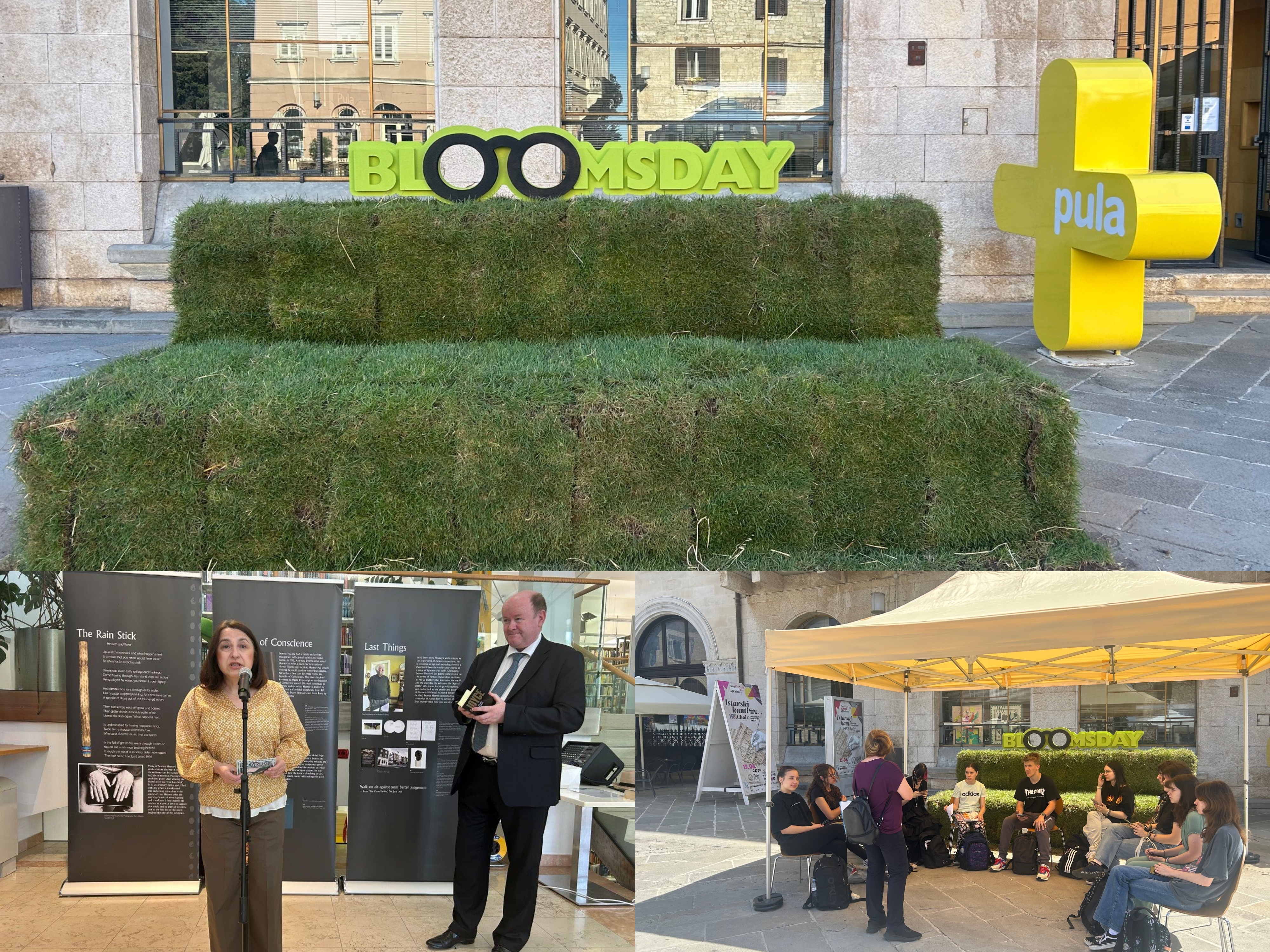 U Puli je započela manifestacija Bloomsday! Očekuje vas zeleni kauč na Forumu i još puno iznenađenja